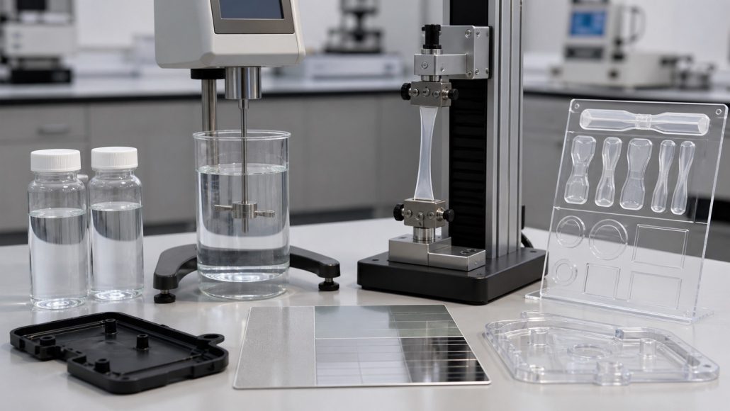 Dimethyl silicone oil viscosity quality control and laboratory testing