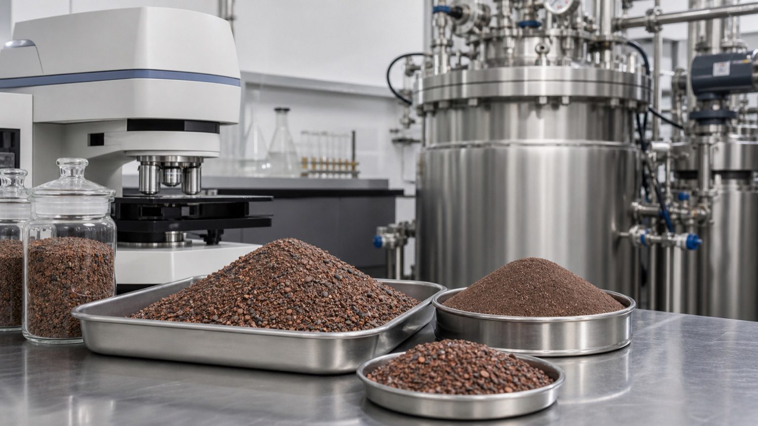 Rutile sand supplier qualification packaging and particle-size control